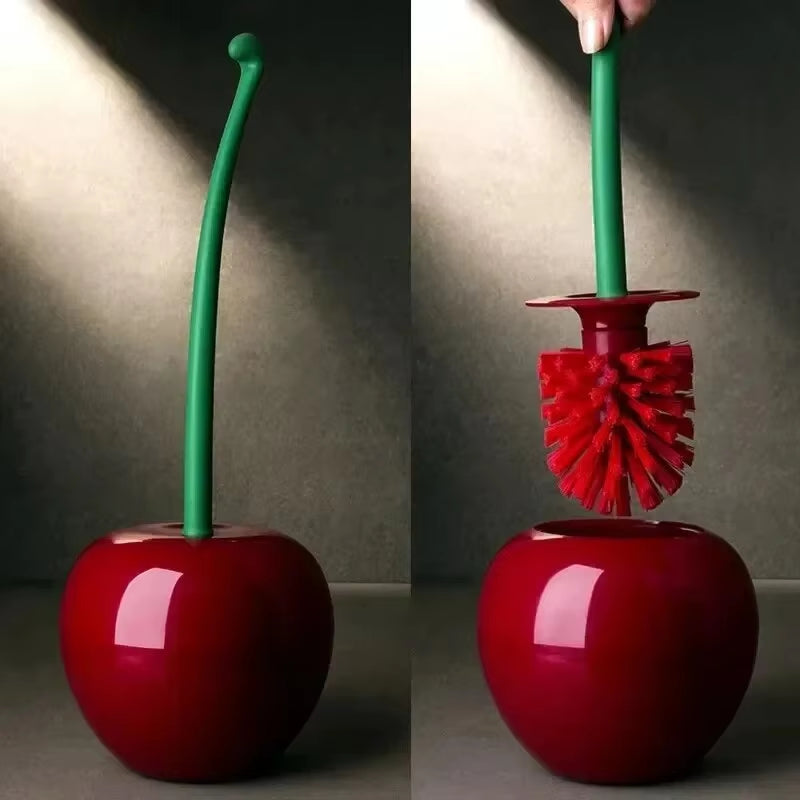 Cherry Shaped Toilet Brush Holder