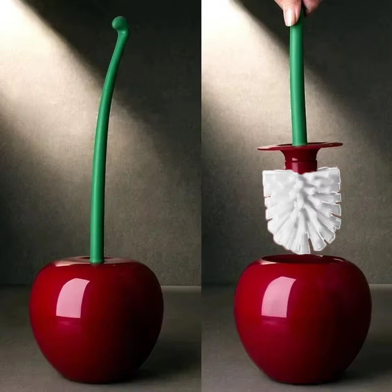 Cherry Shaped Toilet Brush Holder