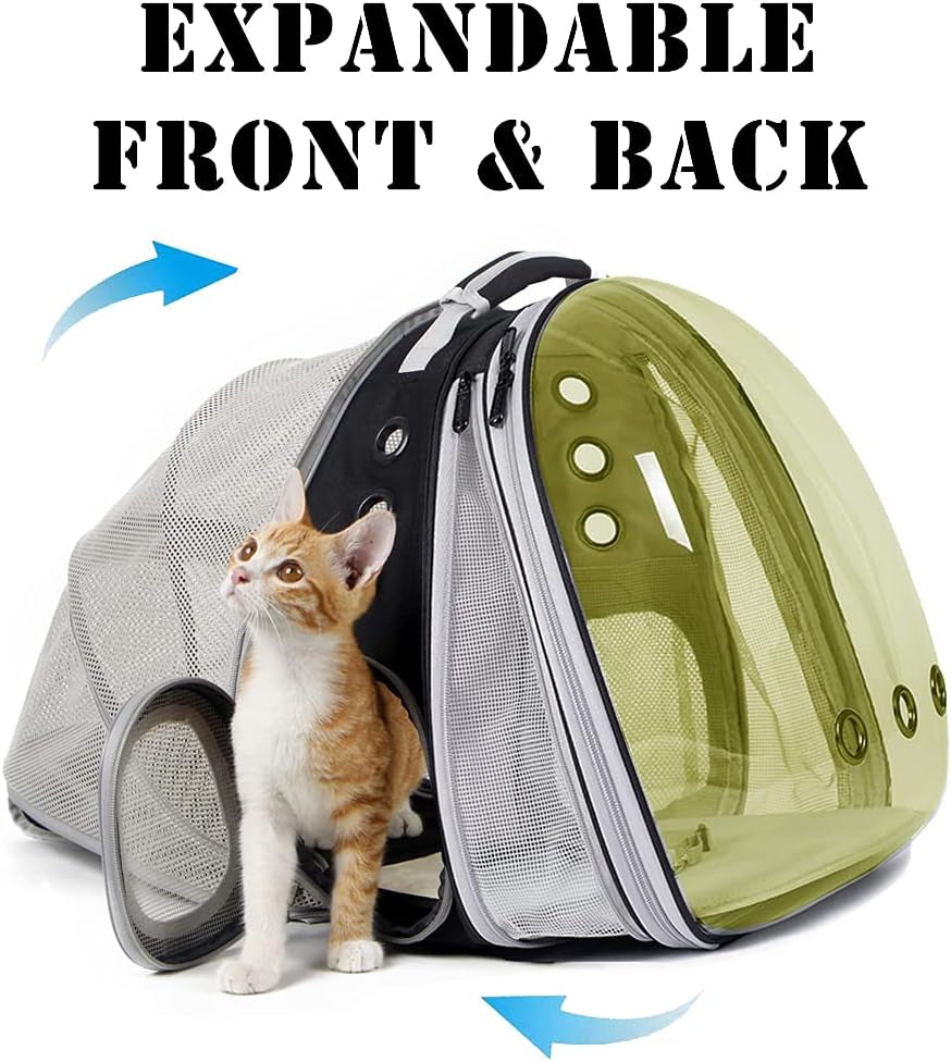 Dual Expandable Polarized Cat Backpack Carrier
