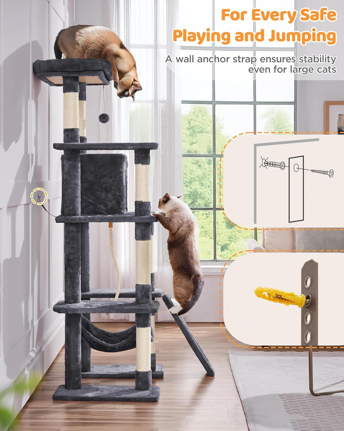 Large Multi-Level Cat Tree