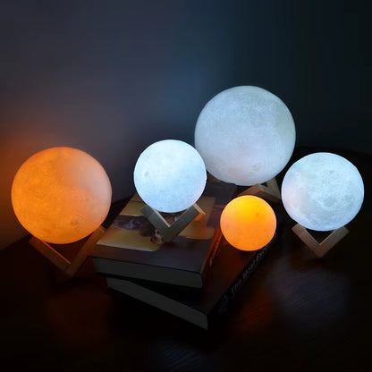 3D Printed Star Moon Light 