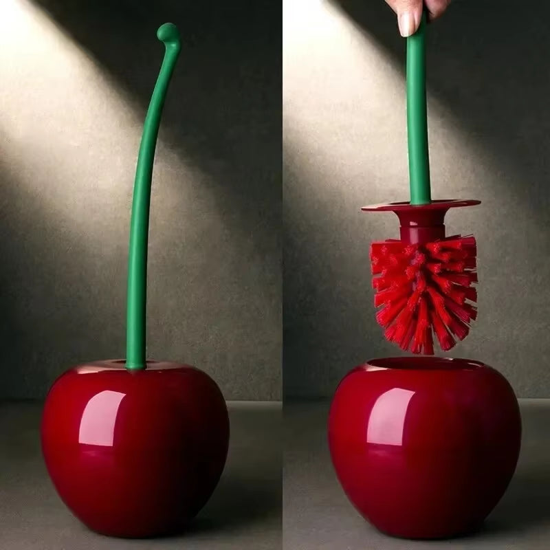 Cherry Shaped Toilet Brush Holder