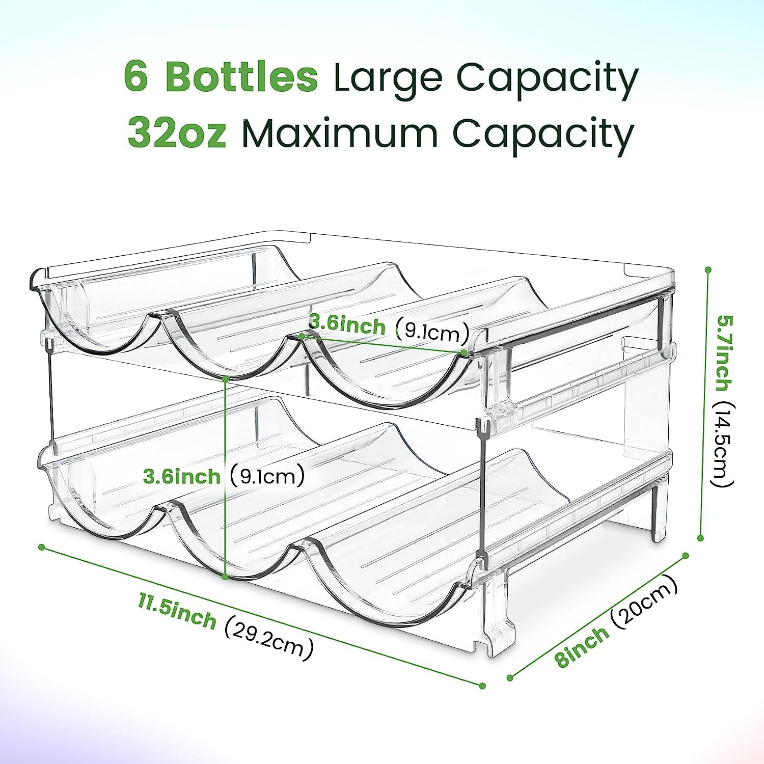 Water Bottle Storage Organizer