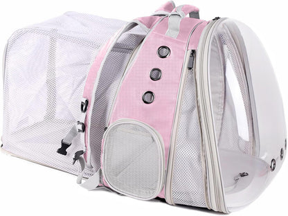 Dual Expandable Polarized Cat Backpack Carrier