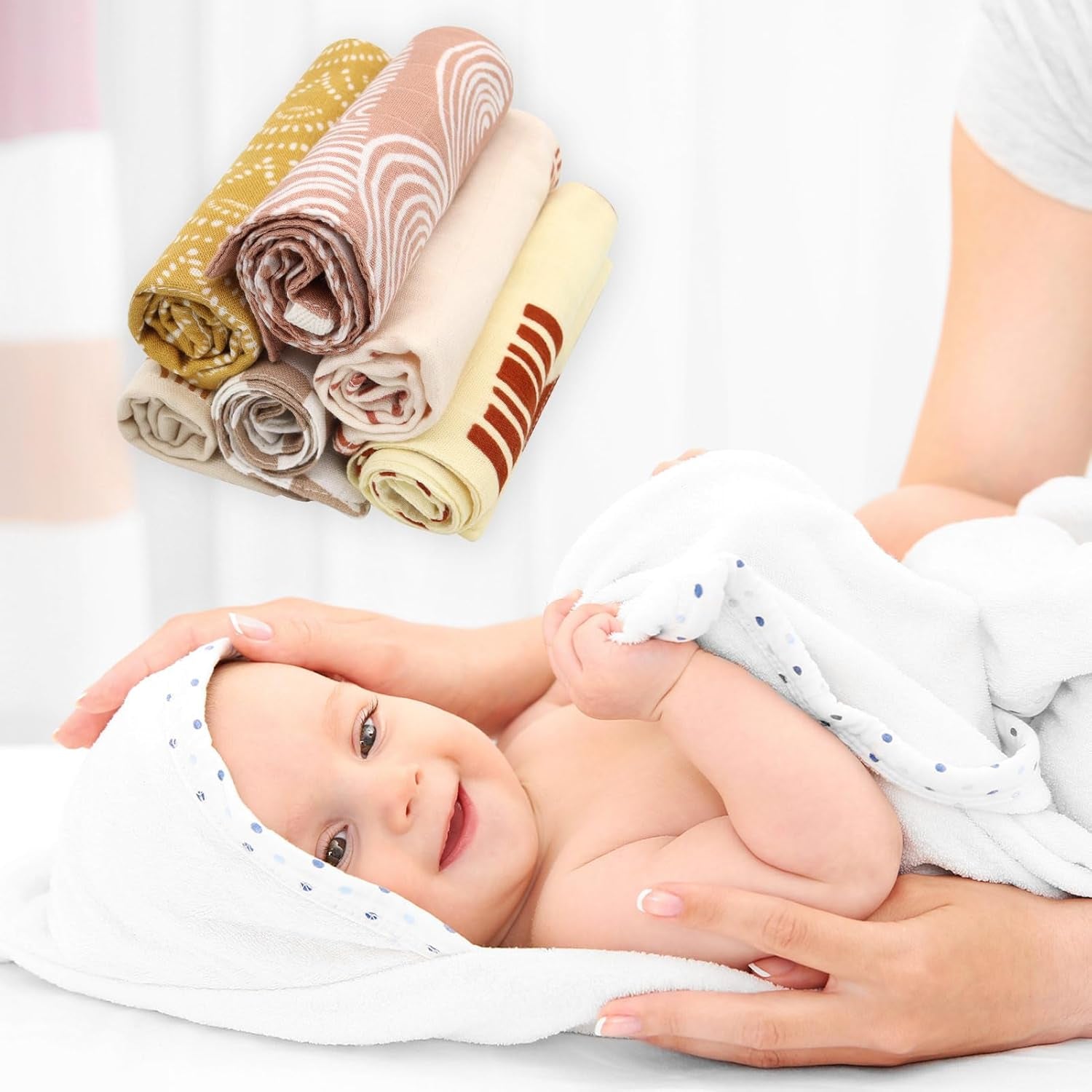 Baby Muslin Washcloths