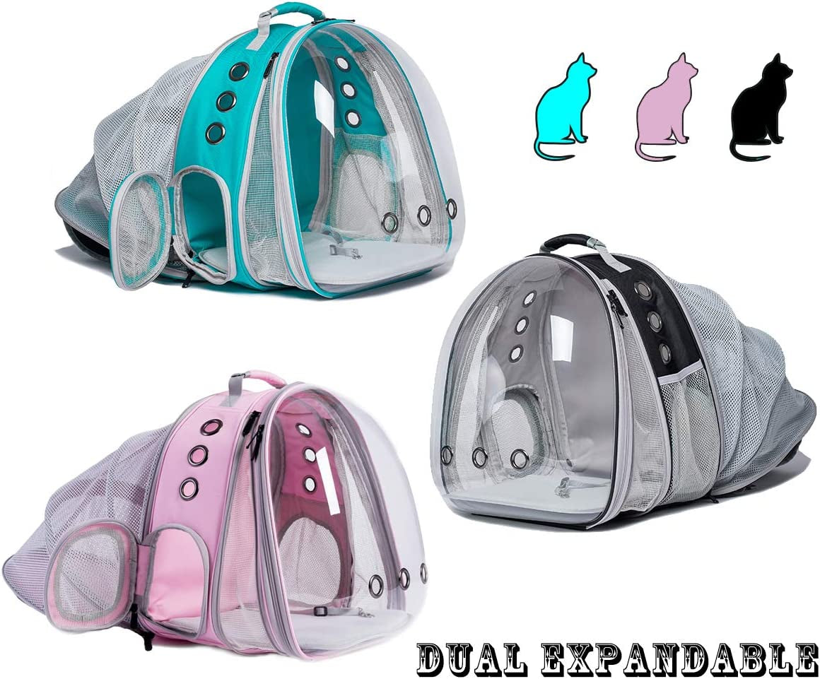 Dual Expandable Polarized Cat Backpack Carrier